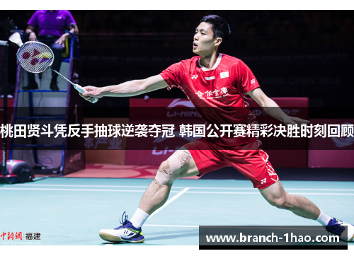 桃田贤斗凭反手抽球逆袭夺冠 韩国公开赛精彩决胜时刻回顾 桃田贤斗凭反手抽球逆袭夺冠 韩国公开赛精彩决胜时刻回顾