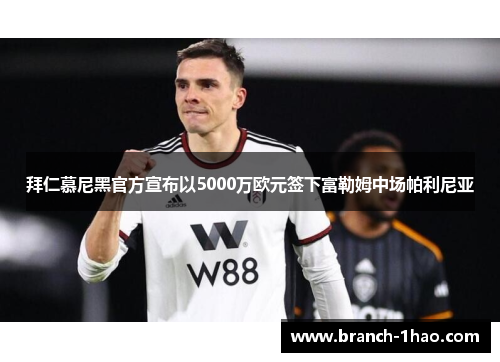 拜仁慕尼黑官方宣布以5000万欧元签下富勒姆中场帕利尼亚